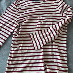 Saint James stripe shirt - Red and White
